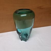 Glaskunst, schwere Vase, im Stil Mid-Century-Modern-Ästhetik