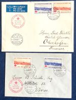 1939 / 75 Jahre Rotes Kreuz Briefe - Genève ZH - ZH Genéve