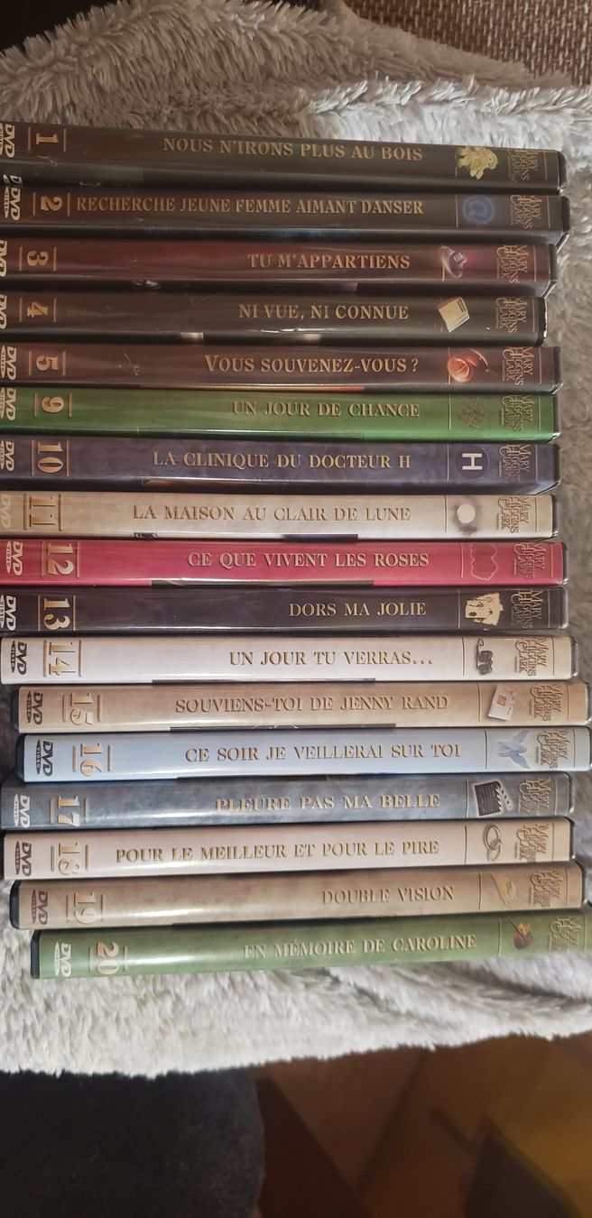 Tutti i DVDs: Mary Higgins Clark série  – Usato da Le Séchey venduto da Jill93