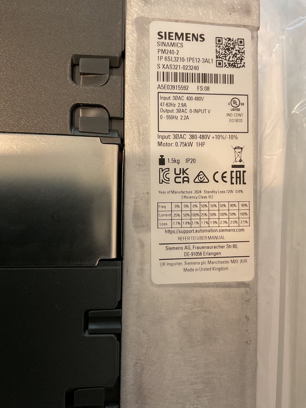 Siemens Componenti elettronici: Siemens Simatic SPS, Siemens FU, Danfoss FU, Selectron CPU – Usato da Dielsdorf venduto da ohmalesis 8