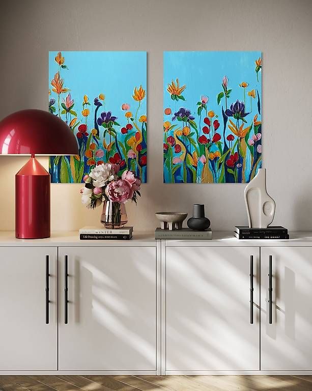 Gemälde: Tableau 58x78 each Acrylic Peinture 2 Set  – Gebraucht aus Meyrin von Gubiskoart 2