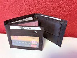 Leder Portemonnaie- Neu