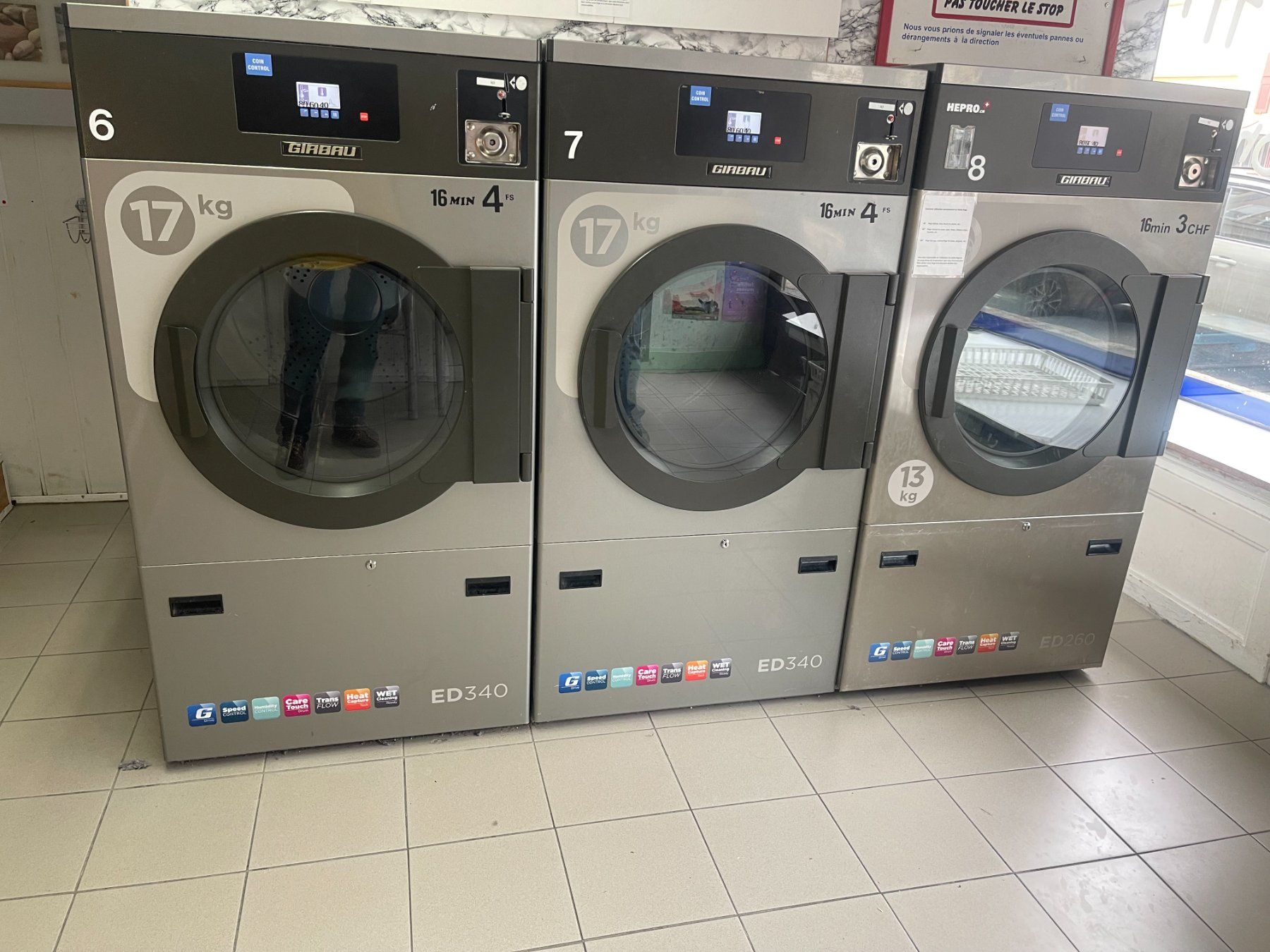 Lavatrici: Lave linge et sèche linge pour une laverie – Usato da Pully venduto da dam67 4