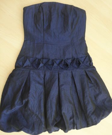 Elegantes Abendkleid, dunkelblau, Gr. 38, Top Zustand!