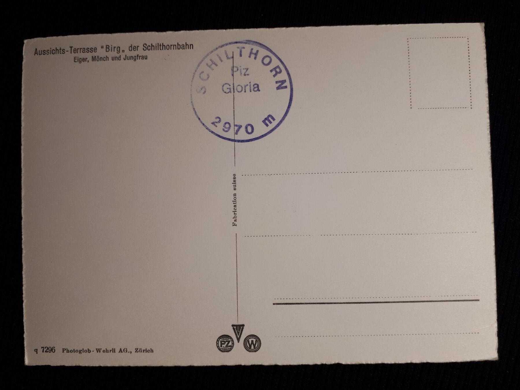 Cartoline postali: . SCHILTHORN - TERASSE SEHR ANIMIERT – Usato da Ponto Valentino venduto da giorgia06 1