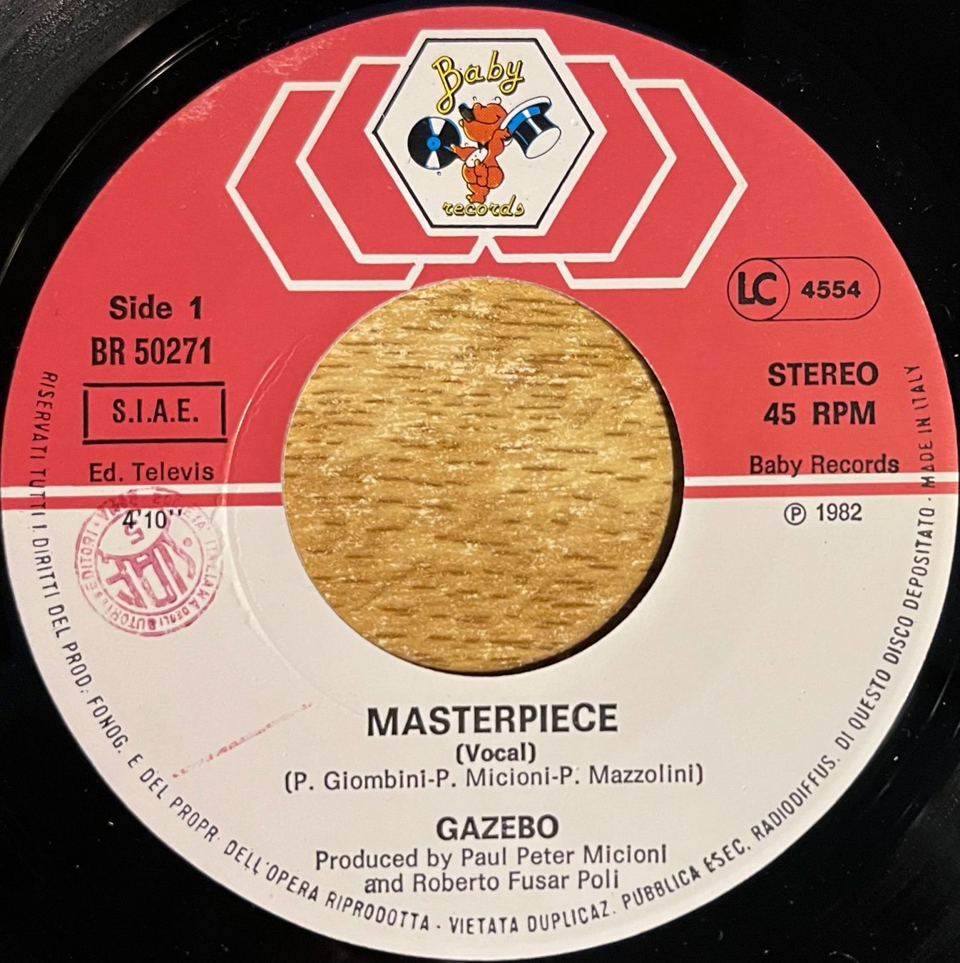 Vinyles: GAZEBO - MASTER PIECE – D'occasion à Bussigny par vinyl-pas-cher 2