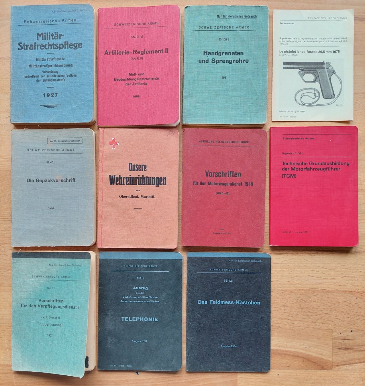 Libri: Alte Reglemente Militär Schweiz – Usato da Obfelden venduto da Foto_Bild_Kunst_Buch