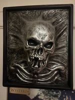 Halloween 3D Skull Wandbild