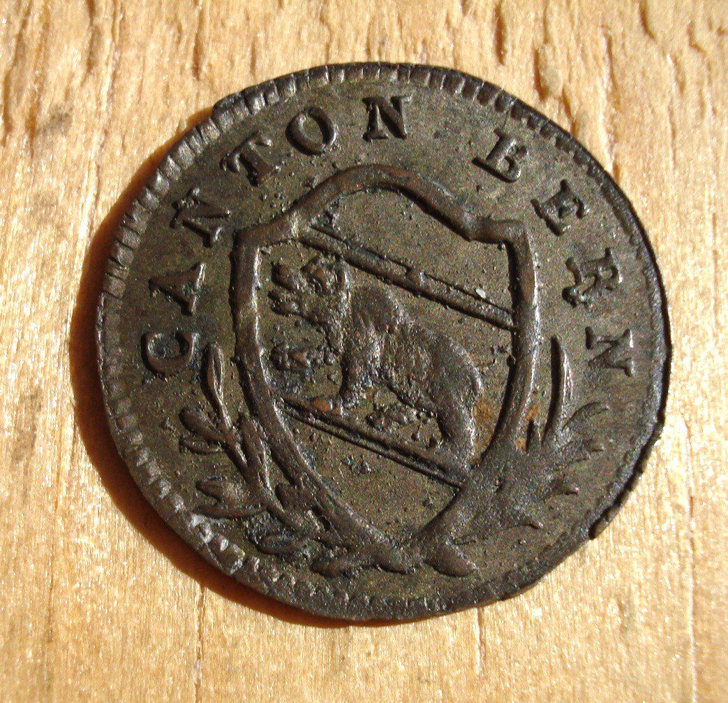 Tutti le monete: (D3) Bern 1 Rappen 1829 – Usato da Erlach venduto da Net-Coins