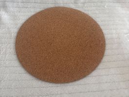 Mauspad rund Kork Unterseite rutschfest neu