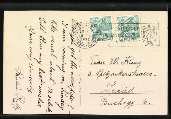 Cartes postales: AK Heiden, Ortsansicht, 1938 – D'occasion à Berlin par bartko-reher 1
