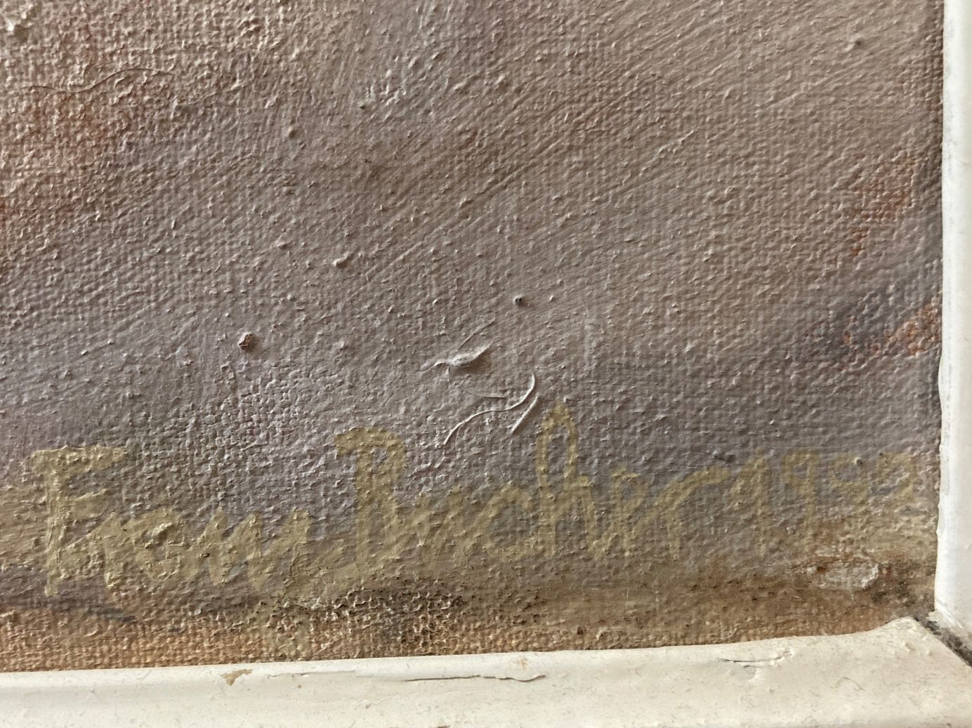 Dipinti: Franz Bucher - Grosses Original Gemälde – Usato da Basel venduto da magot58 2