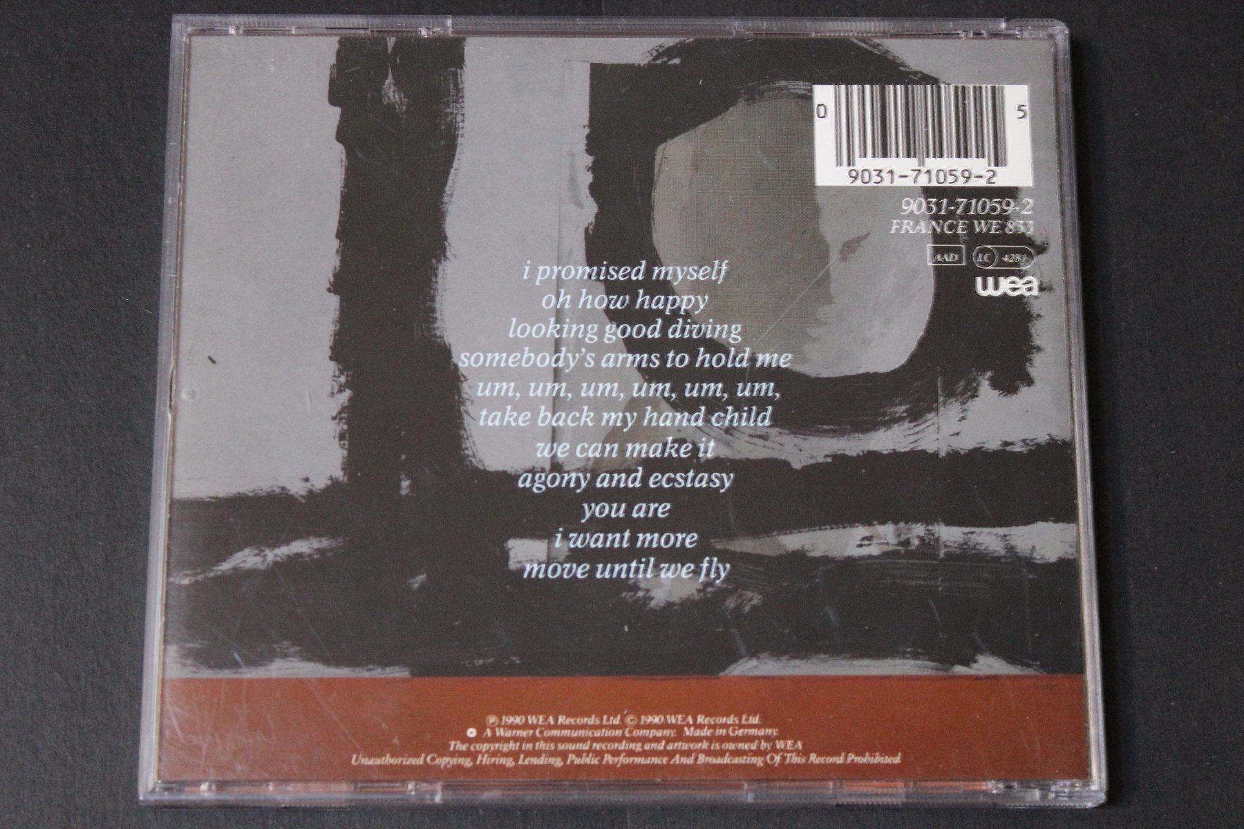 CD: NICK KAMEN - MOVE UNTIL WE FLY CD mit "I promised myself" – Usato da Tübach venduto da JamesStone 2