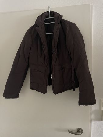 Dunkelbraune Jacke, Gr. XS