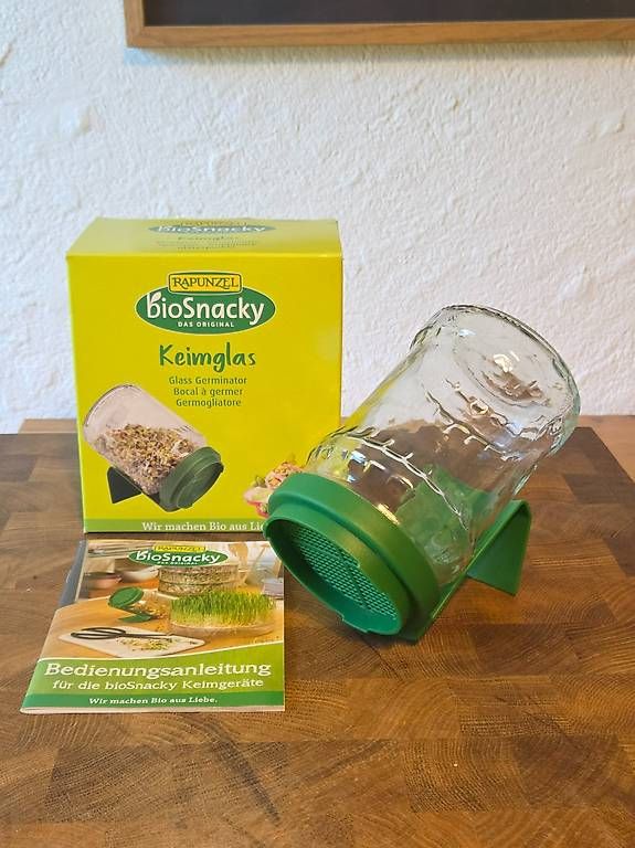 Bicchieri: 2er Set Rapunzel "BioSnacky" Sprossenglas / Keimglas – Usato da Winterthur venduto da ForeverSnow19