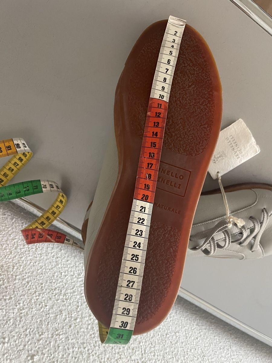 Santoni Chaussures hommes: Brunello Cucinelli Leder Sneaker grau-hellblau – Neuf avec emballage d'origine à Oberwil b. Zug par eli_q5dp 2