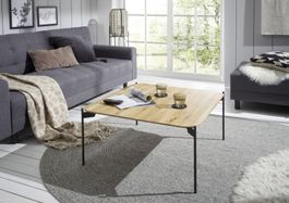 Salontisch ALTO Wildeiche massiv 60 x 60 cm