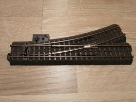 Märklin HO AC : Rail C, aiguille manuelle gauche, 188.3mm R2