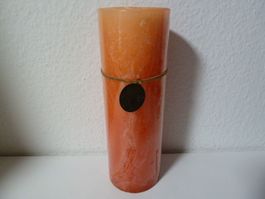 Kerze "Dream Candle", orange, Grösse XL, Deko Herbst Winter