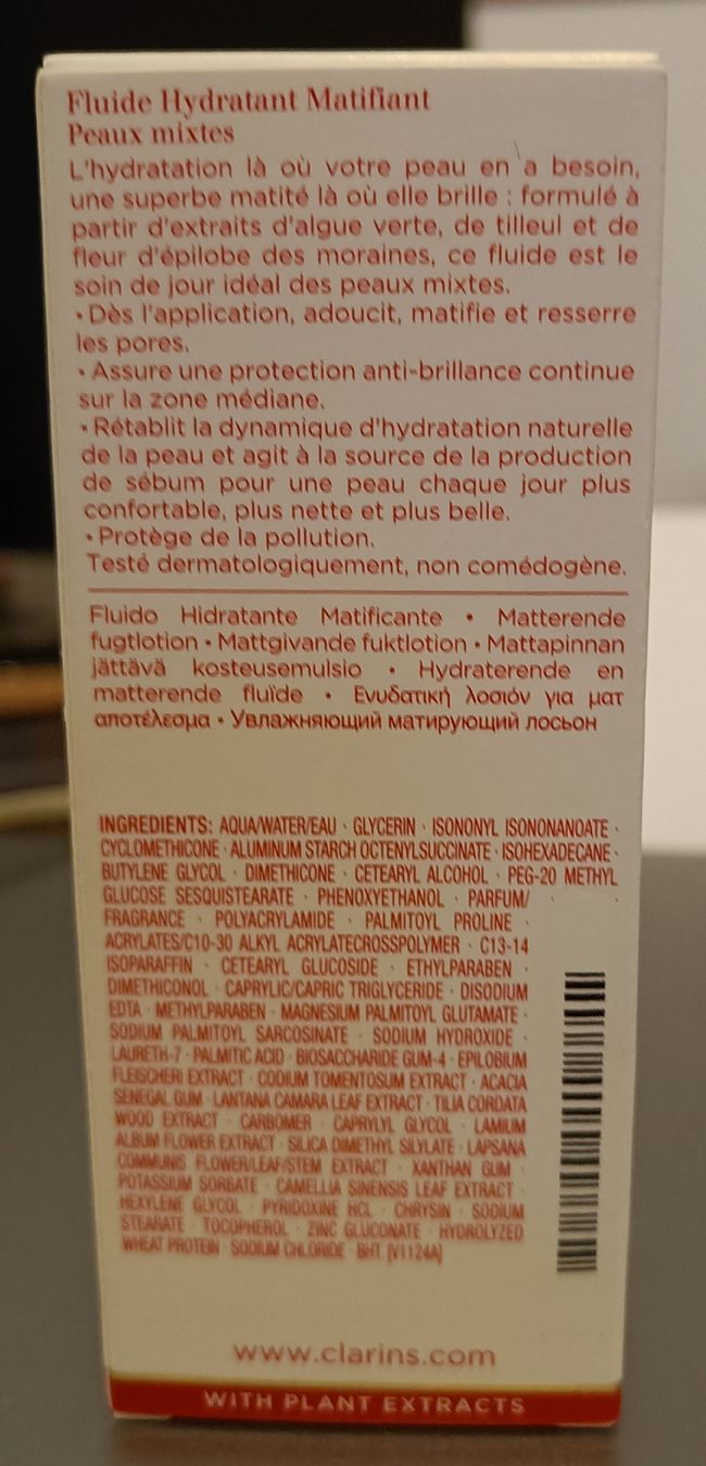 Clarins Gesichtspflege: Fluide Hydratant Clarins peaux mixtes neuf – Neu und originalverpackt aus Genève von Kamajan 1
