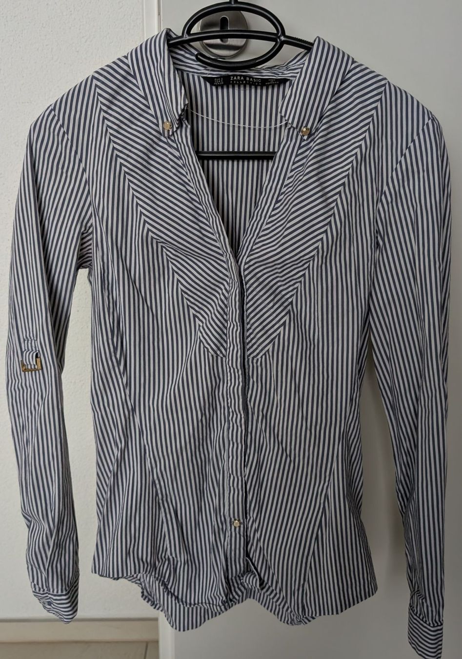 Zara Camicette: Zara Basic Hemd Bluse Gestreift, Grösse S, Top Zustand – Usato da Ganterschwil venduto da Nike18
