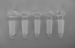 5 kleine Glasstopfen Normschliff NS 7.5