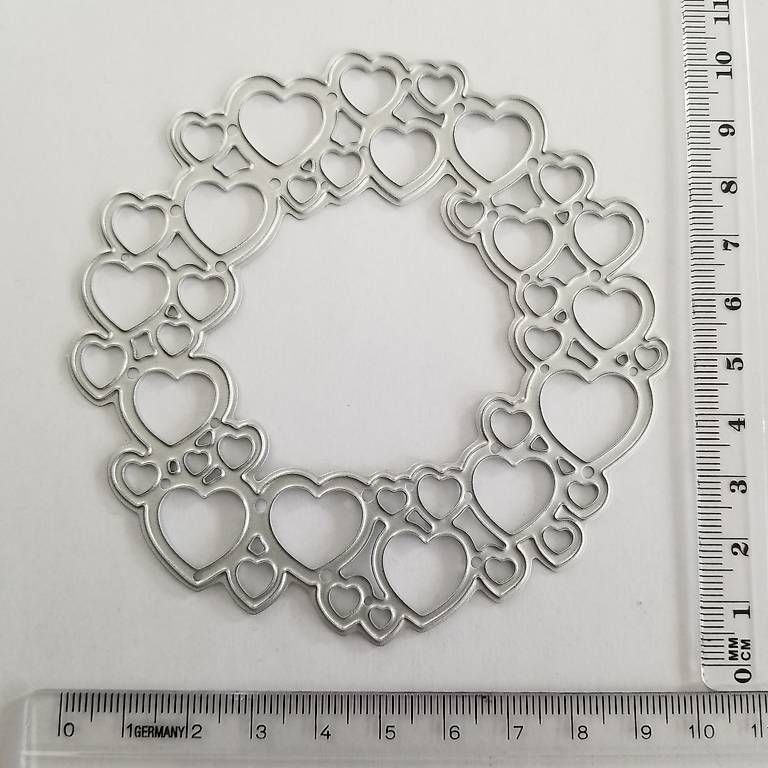 Sciablone: Stanzform "Circle of Hearts" – Usato da Frauenkappelen venduto da 77Adi