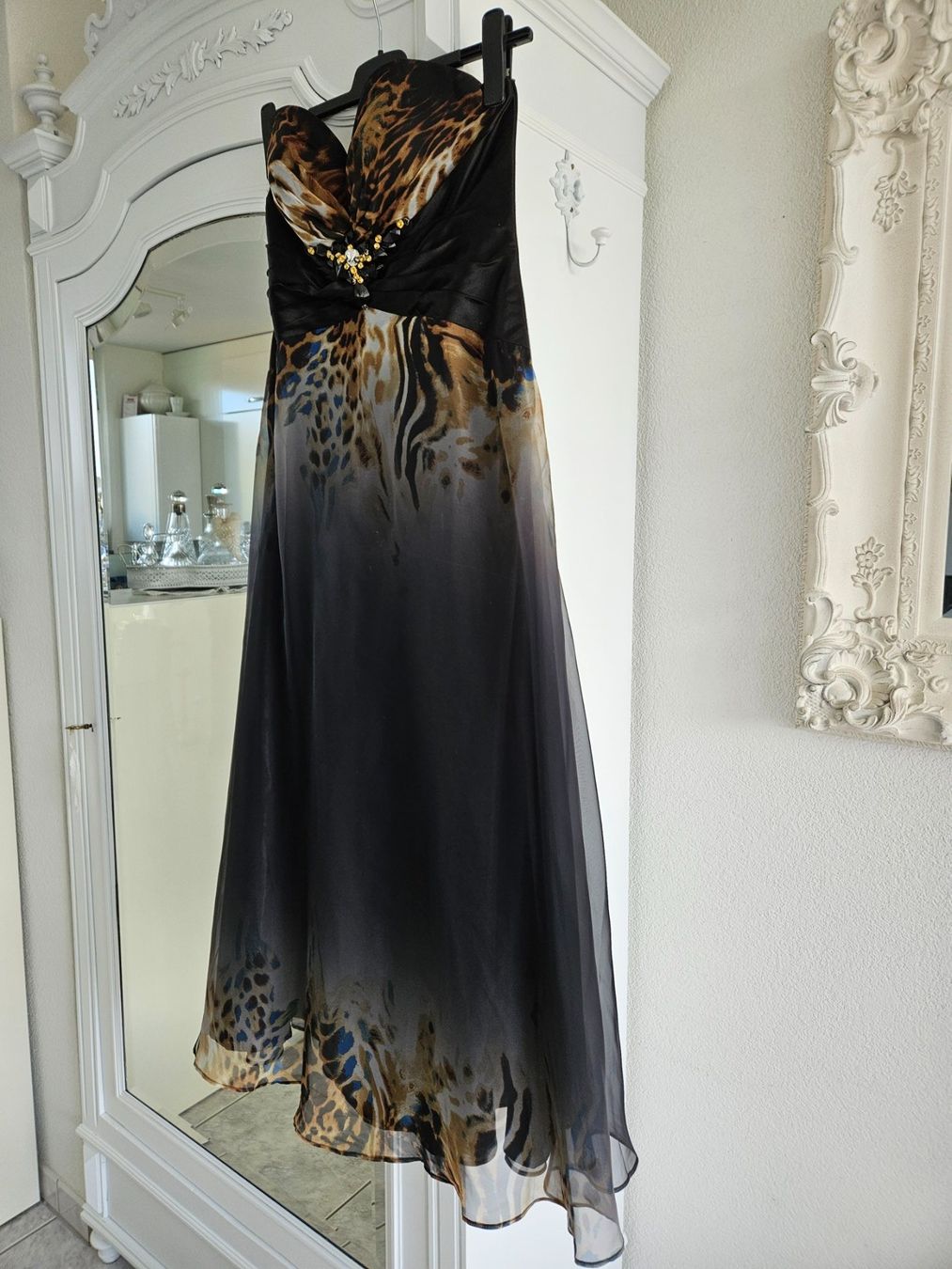 Vestiti: Abendkleid Grösse 40 schwarz Leopard LLuxuar Limited – Usato da Gossau ZH venduto da fashiontwo 1