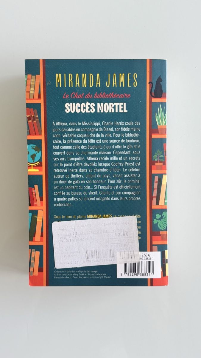 Libri: Le Chat du Bibliothécaire: Succès Mortel, Miranda James – Usato da Neuchâtel venduto da Elipshop 1