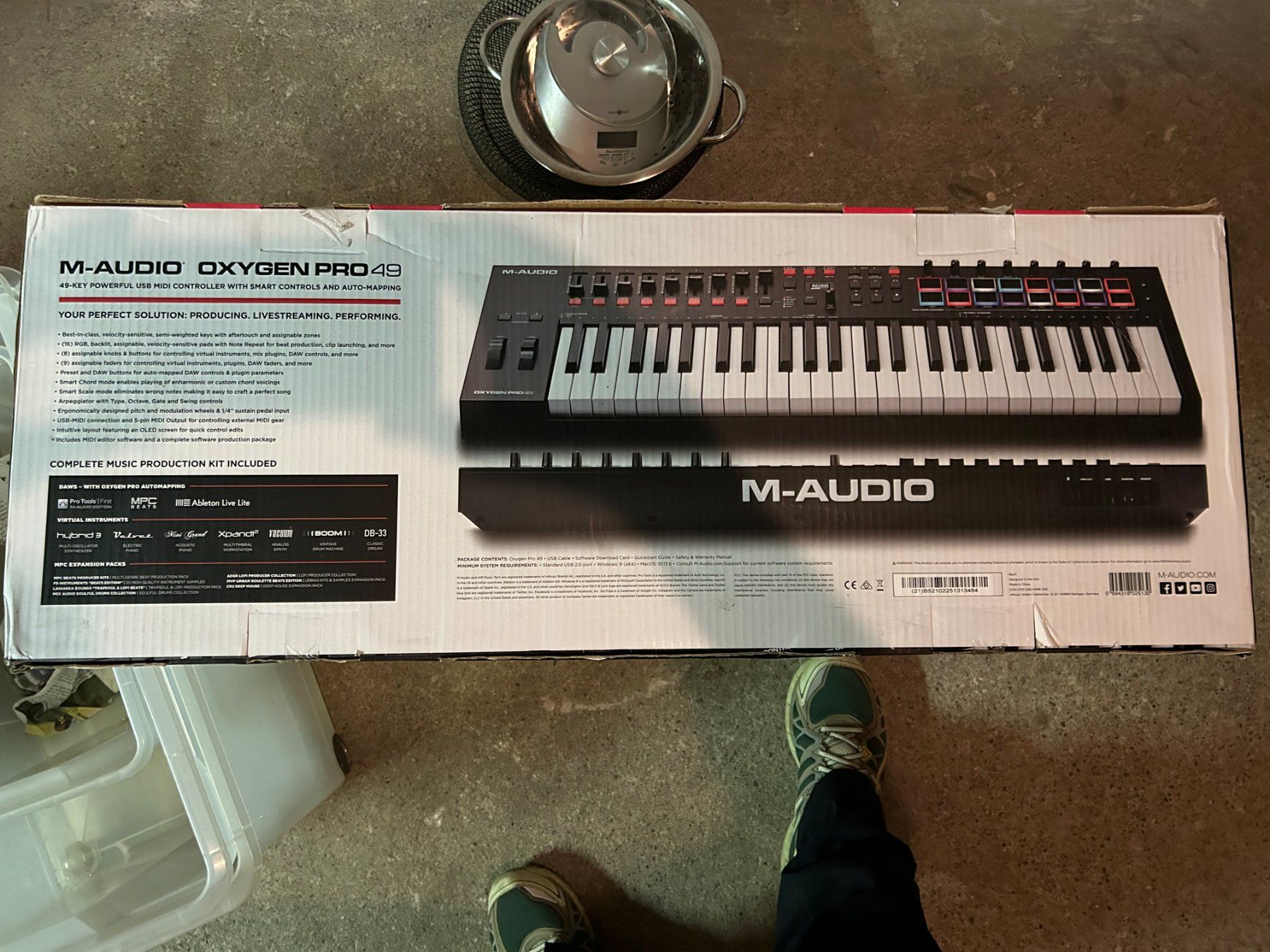 M-Audio Musikinstrumente: M-Audio Oxygen Pro 49 – Neu und originalverpackt aus Zürich von unh_2jpz 1