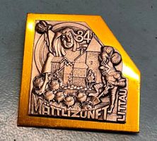Fasnachtsplakette Littau 1984 Gold Mättli-Zunft Littau
