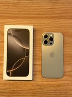 Apple iPhone 16 Pro 256GB, Titan Natur, wie neu mit Ovp