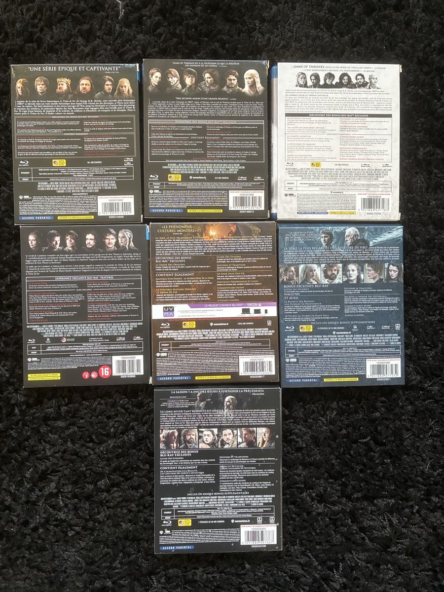 Tutti i DVDs: Blu-ray Game of Thrones - 7 saisons  – Usato da Neyruz FR venduto da Shcc17 1