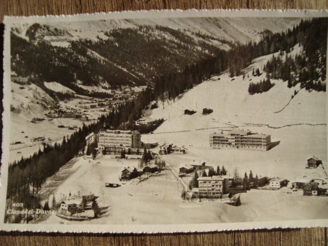 Cartoline postali: 403 Clavadel - Davos. Postkarte – Usato da Thun venduto da Gaad1961