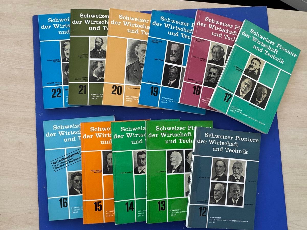 Bücher: Schweizer Pioniere der Wirtschaft und Technik Band 1 - 60 – Gebraucht aus Adliswil von buch_und_kunst 3