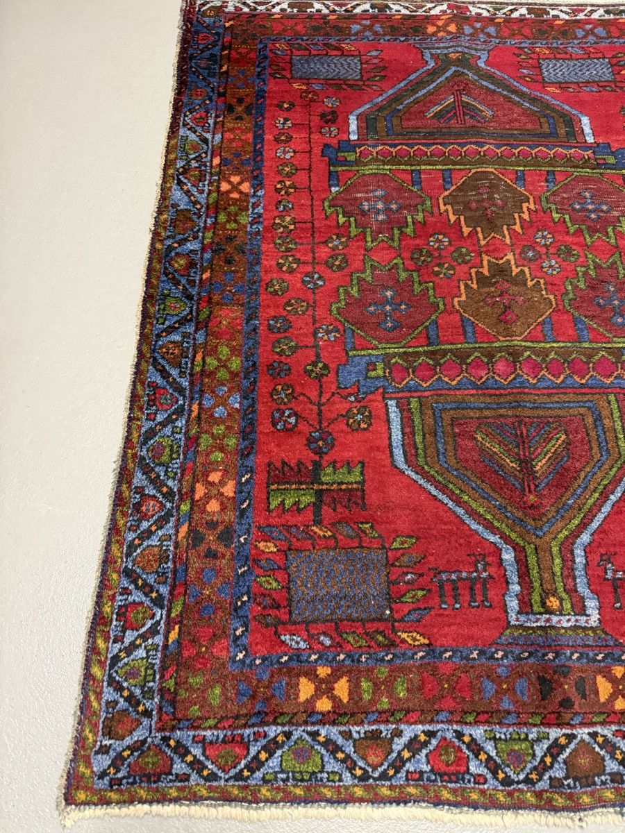 Teppiche: Persischer Teppich, Vintage, Rot, 152x122cm, – Gebraucht aus Büron von Filadefia-888 3
