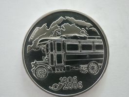 20 Franken Gedenkmünze 2006 100 Jahre Postauto ***TOP***