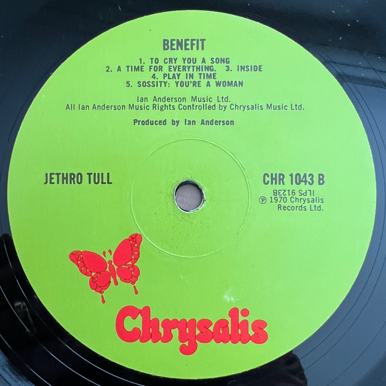 Vinyles: Jethro Tull - Benefit / UK-Press. 1976 – D'occasion à Gais par soundcave57 3