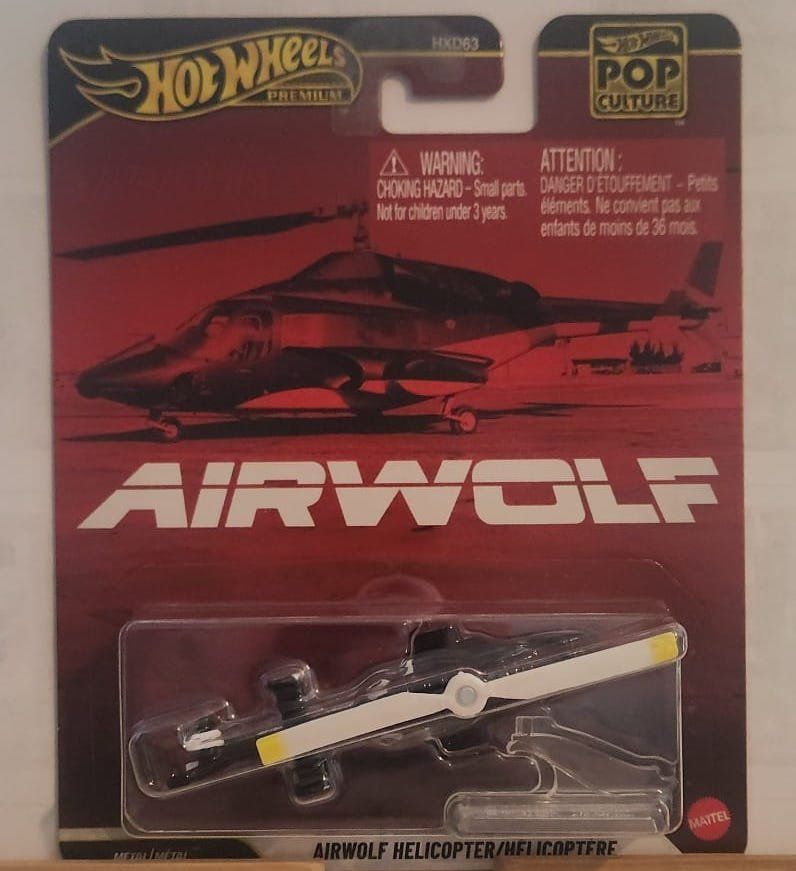Hot Wheels Modellini d'auto: HOT WHEELS REAL RIDERS AIRWOLF HELICOPTER – Nuovo e nell'imballaggio originale da BULLE venduto da 2FINGERSCH