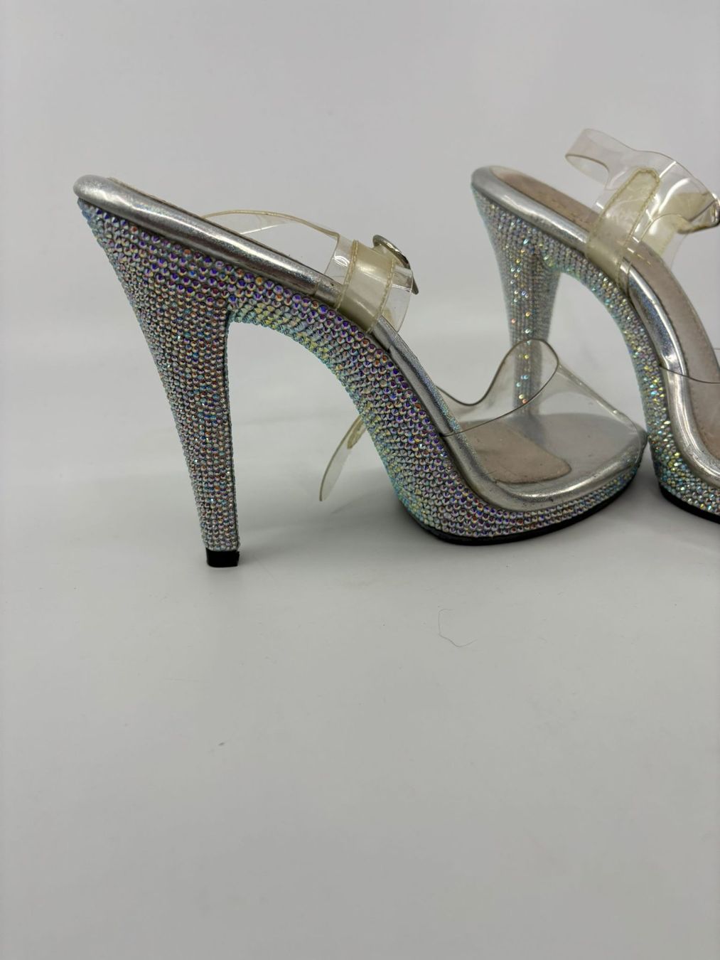Scarpe da donna: Transparente Sommer High Heels Grösse 39-40 – Usato da Herisau venduto da Seyashop_2 1
