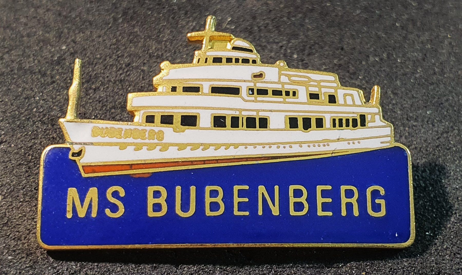 Placchette & Badge: GG575 - Pin Schiff  MS Bubenberg – Usato da Reinach BL venduto da Boston-Verkauf