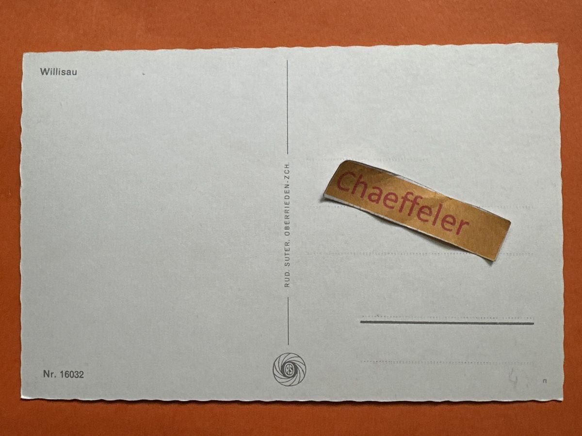 Ansichtskarten: Willisau – Gebraucht aus Zürich von Chaeffeler 1