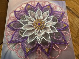 Karte-Grusskarte-Blume-Glück-Natur-Painting-Selfmade