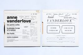 Anne Vanderlove - 2 disques dédicacés