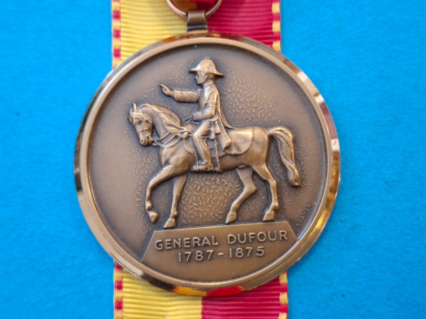 Medaillen: General Dufour 1975 (N608) – Defekt aus Schwanden GL von Suvorov