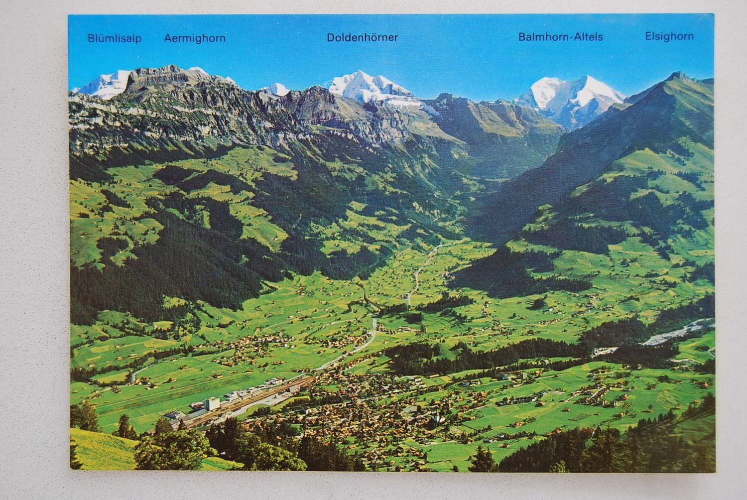 Cartoline postali: AK  Frutigen im Berner Oberland – Usato da Rüfenacht BE venduto da Toro06