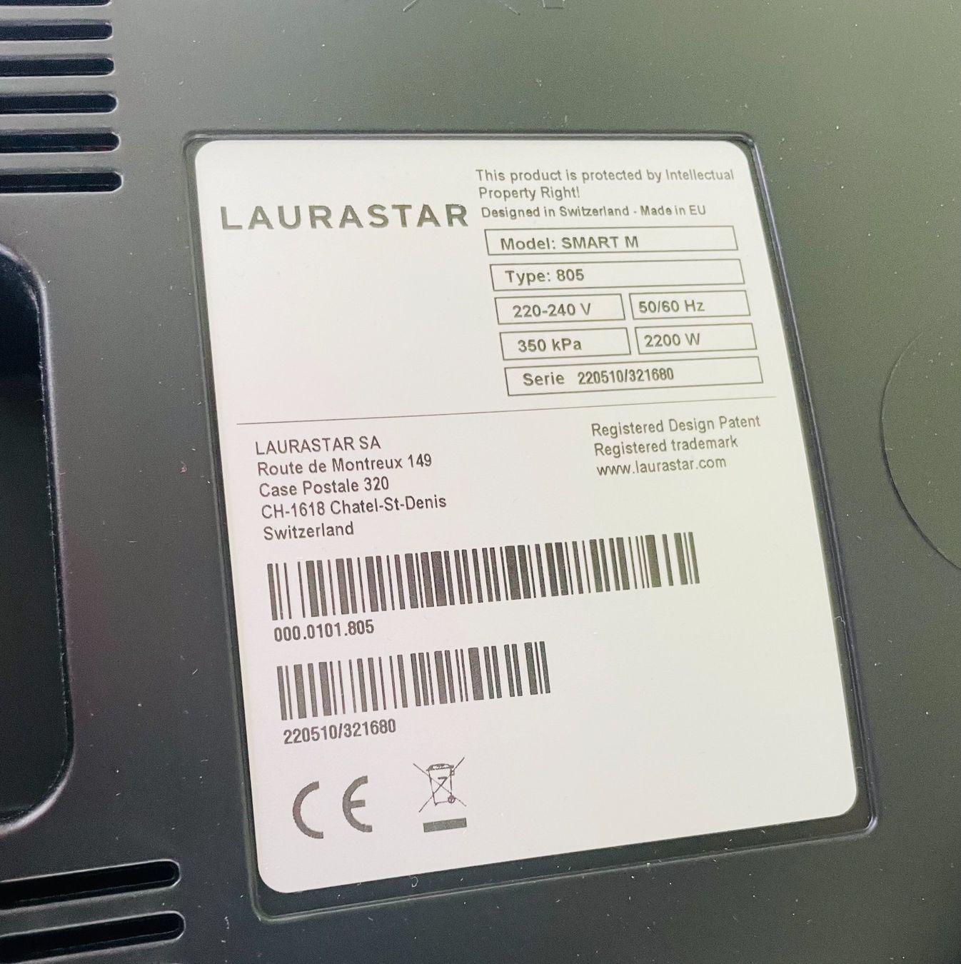 Laurastar Assi da stiro: LauraStar SMART M Typ 805 – Usato da Regensdorf venduto da Powershift2 4