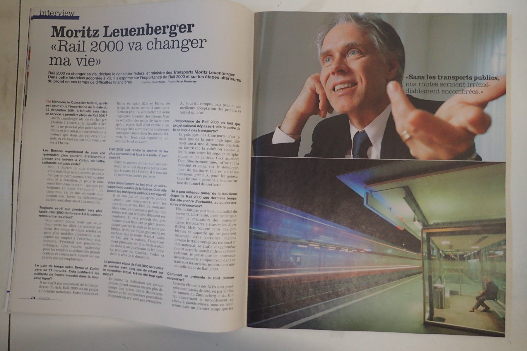 Zeitschriften & Magazine: VIA No Spécial sur Rail 2000 – Gebraucht aus Lausanne von Biquette6 4