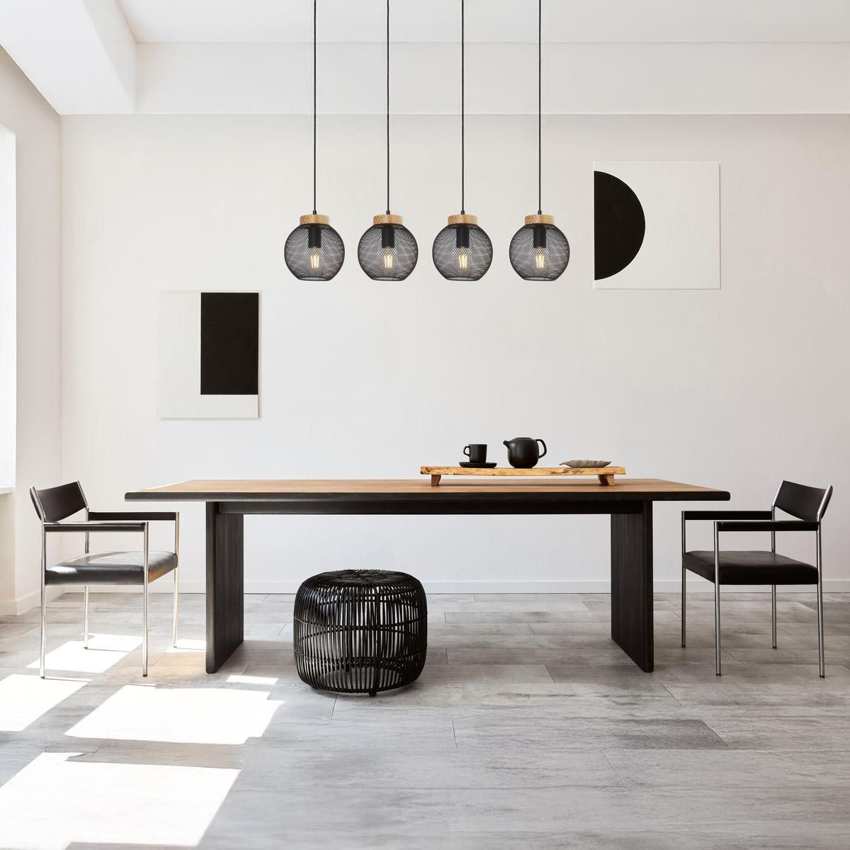Lampadari & plafoniere: Pendelleuchte, Schwarz, 95 cm x 20 cm – Nuovo (secondo la descrizione) da Kreuzlingen venduto da Smart-Light