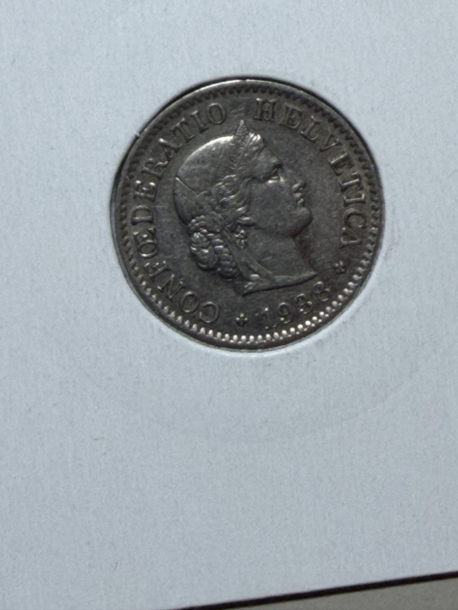 Tutti le monete: CH - 5 cts - 1938 – Usato da Payerne venduto da Mike1682 1